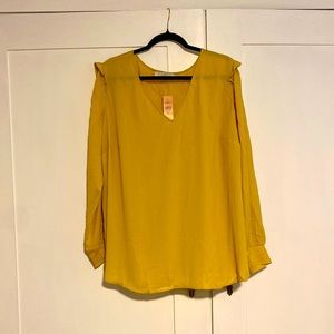 NWT: Gold 22 Plus Blouse